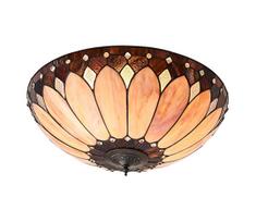 Endon 63973 - Tiffany stiliaus lubinis šviestuvas BROOKLYN, 2xE14/60W/230V, skersmuo 50 cm