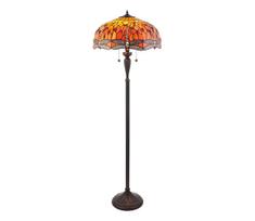 Endon 64070 - Tiffany stiliaus grindinis šviestuvas DRAGONFLY 2xE27/60W/230V skersmuo 50 cm