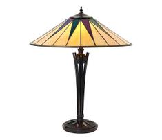 Endon 64045 - Stalinis šviestuvas Tiffany DARK STAR 2xE27/60W/230V Ø 49 cm