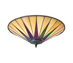 Endon 70240 - Lubinis šviestuvas Tiffany DARK STAR 2xE27/40W/230V Ø 49 cm