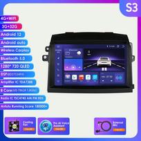 Hizpo 8G+128G galvos blokas skirtas Toyota Sienna 2 XL20 2003-2010 Automobilių radijas Multimedija Vaizdo grotuvas Navigacija Stereo GPS Android Auto Carplay 4G Autoradio S3 8Core 3G 32G AI