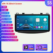 Hizpo 9'' 10,33 colio 2 din Android Autoradio GPS, skirtas Mazda 3 Mazda3 2011–2013 Automobilių radijas Multimedijos vaizdo grotuvas Sumanus ekranas Carplay Auto 4G S5 8Core 4G 64G