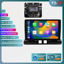 Ossuret 4G Carplay Android Auto Automobilio radijas Citroen C3 Aircross 2017-2023 C4 Aircross Multimedia grotuvas Autoradio GPS Stereo Išmanusis ekranas RDS P3CP  A 4Core 2G 64G AI