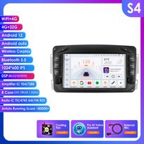 Ossuret 7  Intelligent AI System Wireless CarPlay Android Auto Radio for Mercedes Benz CLK W209 W203 W463 W208 4G Car Multimedia GPS 2din Autoradio S4 8Core 4G 32G AI