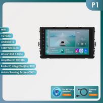Ossuret 360 Camera Carplay 4G 2din Android Car Radio For VW MQB Polo Plus T-Cross Zoals T-Kruis T-Roc Tharu Sagitar Intelligent Autoradio GPS Stereo P1 4Core 1G 32G AI