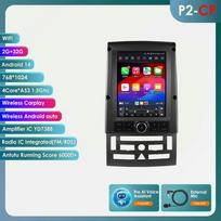 Ossuret 9.7 AI Belaidis CarPlay Android Auto Automobilio Radijas Išmanusis Ekranas Peugeot 407 SW CC 2004-2011 Stereo Multimedijos GPS Galvos Vieneto Ekranas WIFI P2CP 4Core 2G 32G AI
