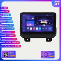 2 din Android Autoradio, skirtas JEEP Wrangler JL 2018 2019 2020 2021 Gladiator Car Radio Multimedijos vaizdo grotuvas GPS Navi Carplay 4G išmanusis ekranas S7 8Core 6G 128G