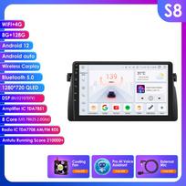Hizpo Android 13 2Din Automobilio Radijas BMW E46 3 Serijai M3 318/320/325/330/335 1998-2005 Multimedia Vaizdo Grotuvas Carplay Stereo WIFI RDS OBD2 SWC S8 8Core 8G 128G AI