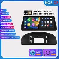 Hizpo 4G LTE 2Din Automobilio Multimedijos Grotuvas GPS Navigacija Palaiko DSP Carplay Android Auto BMW 3 Serijai E90 E91 E92 E93(2005–2008 m)CCC GPS Stereo RDS HC2 2G 32G AI
