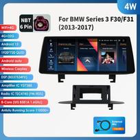 Hizpo 10.25 QLED ekranas 2din Android automobilio radijas Multimedijos vaizdo grotuvas BMW 3 BMW 4 serijai F30 F31 NBT GPS Navi Carplay Auto 4G RDS FM GPS Stereo 4W 4G 32G