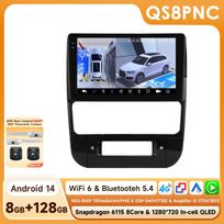 Hizpo 8 branduolių Qualcomm Snapdragon 360° kameros Carplay Android automobilio radijas Peugeot 406 1994-2005 m. GPS FM 2din Autoradio Automobilio multimedija AI balsas Bluetooth QS8 8Core 8G 128G 360