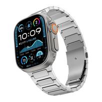 Compatible Titanium Alloy Strap for Apple Watch Ultra 3 42-49mm sidabras