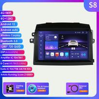 Hizpo 8G+128G galvos blokas skirtas Toyota Sienna 2 XL20 2003-2010 Automobilių radijas Multimedija Vaizdo grotuvas Navigacija Stereo GPS Android Auto Carplay 4G Autoradio S8 8Core 8G 128G AI