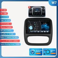 Ossuret 4G AI balso Android Auto radijas Renault Trafic 3 2014-2021 Opel Vivaro B 2014-2018 Carplay Automobilio multimedija Išmanusis ekranas GPS 2DIN W7 B 8Core 6G 128G,AI