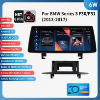 Hizpo 10.25 QLED ekranas 2din Android automobilio radijas Multimedijos vaizdo grotuvas BMW 3 BMW 4 serijai F30 F31 NBT GPS Navi Carplay Auto 4G RDS FM GPS Stereo 6W 6G 64G