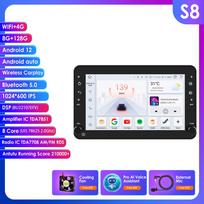 Hizpo Carplay 4G 2Din Android 13 Car Radio For Alfa Romeo Brera Spider 159 Sportwagon Multimedia Video Player Navigation  Intelligent GPS Autoradio S8 8Core 8G 128G AI