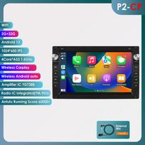 Ossuret Carplay 4G Automobilio radijas AI GPS skirtas VW Golf 4 Passat POLO Transport T5 Multivan Seat Jetta Išmanusis ekranas 8 branduolių DSP Automobilio multimedijos grotuvas P2CP 4Core 2G 32G