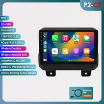 2 din Android Autoradio, skirtas JEEP Wrangler JL 2018 2019 2020 2021 Gladiator Car Radio Multimedijos vaizdo grotuvas GPS Navi Carplay 4G išmanusis ekranas HC2CP 4Core 2G 32G