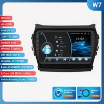 Hizpo Carplay 4G-LTE 2 Din Android 12 Automobilių radijo daugialypės terpės vaizdo grotuvas, skirtas Hyundai Santa Fe 3 2013-2017 IX45 Navigacija Išmanusis RDS GPS Stereo BT W7 8Core 6G 128G,AI
