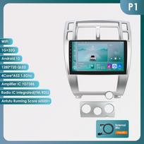 Hizpo 8 branduolių dirbtinio intelekto išmanusis ekranas „Android Autoradio“, skirtas „Hyundai Tucson 2004–2009“ automobilio radijo daugialypės terpės vaizdo grotuvas GPS navigacijos galvutės blokas „Carplay“ 4G RDS FM P1  A 4Core 1G 32G