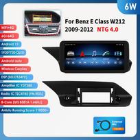 Hizpo 10.25  Išmanusis RDS automobilio ekrano stereo grotuvas, palaikantis Carplay Android Auto, skirtas Mercedes Benz W212 E-Class E200 E230 E260 E300 S212 2009-2012 NTG 4.0 6W 6G 64G