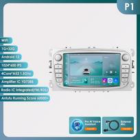 Ossuret 2Din Car Android Multimedia for Ford Focus C S MAX 2008 Mondeo Galaxy Transit connect 2010 Player Touch Screen Intelligent Auto Radio Stereo S P1 4Core 1G 32G AI