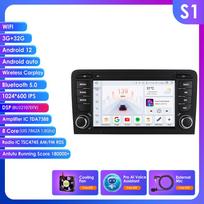 Ossuret 8 branduolių DSP automobilio multimedijos grotuvas, skirtas RS3 Sportback A3 8P S3 2003-2013, su Carplay 4G Autoradio RDS GPS BT 4G-LTE WiFi AI išmania navigacija S1 8Core 3G 32G AI