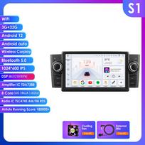 Hizpo 7Inch 2Din Android 13 Car Radio Multimedia Video Player for Jeep Grand Cherokee Dodge Chrysler Wrangler Navigation GPS Intelligent RDS Carplay S1 8Core 3G 32G