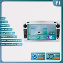 Hizpo Android 14 Automobilio radijas DSP Belaidis Carplay Auto Opel Astra H J 2004 Vectra Vauxhall Antara Zafira Corsa C D Vivaro Meriva Veda S P1 4Core 1G 32G AI