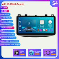Hizpo 9'' 10,33 colio 2 din Android Autoradio GPS, skirtas Mazda 3 Mazda3 2011–2013 Automobilių radijas Multimedijos vaizdo grotuvas Sumanus ekranas Carplay Auto 4G S4 8Core 4G 32G AI