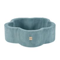Prabangus Sausų Kamuoliukų Baseinas PLUSH NEST Gėlių Zonaiš Mėlyno Kordo (95x30 cm)