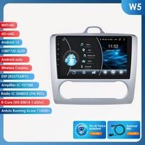 Hizpo 2din Android Autoradio for Ford Focus 2 2004 - 2011 Exi Auto Car Radio Multimedia Video Player GPS Nav Head Unit Carplay  Intelligent 4G WIFI W5 S 8Core 4G 64G AI