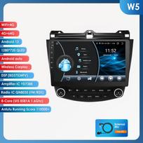 Ossuret Carplay AI balsu Android automobilio radijas GPS navigacija Honda ACCORD 7 2003 - 2007 Multimedia RDS BT USB DVR AHD kamera Išmanusis ekranas W5 8Core 4G 64G