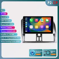 Ossuret 9  Carplay 4G BT 2din Android 13 Automobilio radijas Multimedia vaizdo grotuvas GPS navigacija Volvo XC60 2008-2017 galvos blokui Išmanusis ekranas SWC P2CP  (2008-2013) 4Core 2G 32G AI