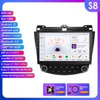 Hizpo Carplay android auto Multimedia For Honda ACCORD 7 2003-2007 Autoradio 7862 car intelligent systems GPS navi Stereo Touch Screen Bluetooth RDS S8 8Core 8G 128G