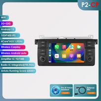 Hizpo 7 colių 8G 128G AI balso 2Din Android Auto radijas BMW 3 E46 M3 318 320 325 330 335 Carplay 4G NET automobiliui Multimedia GPS intelektualus Auto radijas P2CP 4Core 2G 32G AI