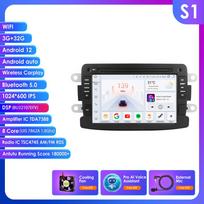 Hizpo Išmanusis RDS 7862 2din Android Automobilinis Radijas Dacia Logan Dokker Duster Sandero Lodgy Renault Captur Symbor Duster Lada Xray 2 Multimedia GPS S1 8Core 3G 32G AI