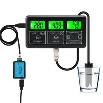 7 in 1 PH matuoklis, skirtas vandens skaitmeniniam vandens kokybės matuokliui EC/TDS/PH/CF/ORP/Temperatūros/drėgmės matuokliui EU plug