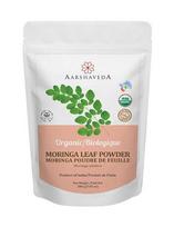 Moringos lapų milteliai (200 g), Ekologiški moringos lapų milteliai, Aarshaveda