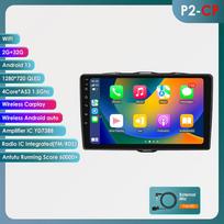Hizpo 9 colių AI Išmanusis Grotuvas 2din Android Automobilinis Radijas Alfa Romeo Giulietta 2015 - 2018 Furgonui GPS Carplay Auto 4G Išmanusis Ekranas WIFI P2CP 4Core 2G 32G