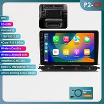 Ossuret 4G Carplay Android Auto Automobilio radijas Citroen C3 Aircross 2017-2023 C4 Aircross Multimedia grotuvas Autoradio GPS Stereo Išmanusis ekranas RDS P2CP B 4Bore 2G 32G