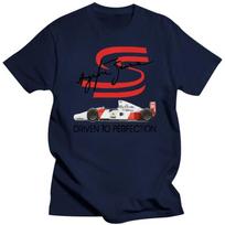 Madingas Ayrton Senna baltas klasikinis marškinėlis juokingas marškinėlis naujiena 2024 m. vasara vyriški drabužiai harajuku grafiniai marškinėliai oversized S