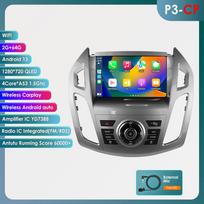 Ossuret 9 colių Carplay 4G 2 DIN Android 13 automobilio radijas Ford Transit Connect 2013 - 2018 m. Ford Tourneo Connect multimedijos vaizdo įrašų GPS išmanusis ekranas P3CP 4Core 2G 64G