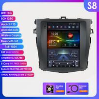 Ossuret Android Car Radio for Toyota Corolla E140 2006 - 2013 Multimedia 9.7inch Vertical Screen Carplay Android Auto Intelligent Player Nav GPS RDS S8 8Core 8G 128G