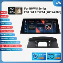 Ossuret 2din Android automobilio radijas Multimedijos vaizdo grotuvas BMW 5 serijai E60 E61 E63 E64 3 serijai E90 E91 E92 E93 Stereo GPS Išmanusis Carplay 4G RDS 6W 6G 64G AI
