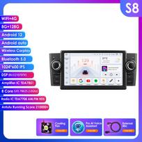 Hizpo 7Inch 2Din Android 13 Car Radio Multimedia Video Player for Jeep Grand Cherokee Dodge Chrysler Wrangler Navigation GPS Intelligent RDS Carplay S8 8Core 8G 128G AI