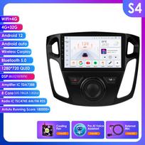 Hizpo 9'' Intelligent Screen 2din Android Car Radio Multimedia Video Player for Ford Focus 3 MK 3 2011 - 2019 GPS Intelligent Carplay Auto 4G WIFI S4 8Core 4G 32G AI