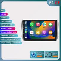 Carplay 2 Din Android 12 Car Multimedia Player Peugeot 208 2008 Series 2012-2018 Navigation GPS AutoRadio Stereo DSP BT SWC DVR kamera Bluetooth DAB HC2CP 4Core 2G 32G AI