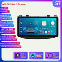 Hizpo 9'' 10,33 colio 2 din Android Autoradio GPS, skirtas Mazda 3 Mazda3 2011–2013 Automobilių radijas Multimedijos vaizdo grotuvas Sumanus ekranas Carplay Auto 4G S7 8Core 6G 128G AI