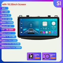 Hizpo 9'' 10,33 colio 2 din Android Autoradio GPS, skirtas Mazda 3 Mazda3 2011–2013 Automobilių radijas Multimedijos vaizdo grotuvas Sumanus ekranas Carplay Auto 4G S1 8Core 3G 32G